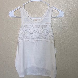 Embroidered Free People Tank Top